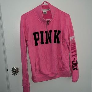 Long sleeve half zip up